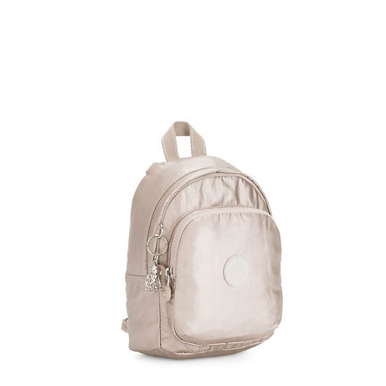 Kipling Delia Compact Metallic Convertible Backpacks Metallic Glow | AU 1558MQ